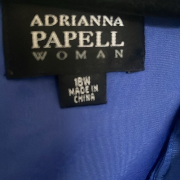 Adrianna Papell periwinkle blue dress 18W - Picture 3 of 6